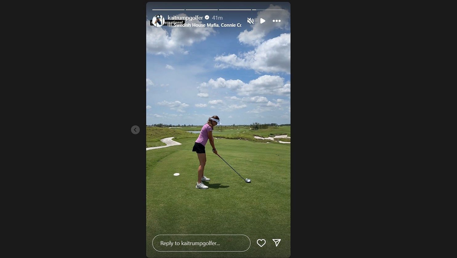 Image via @kaitrumpgolfer